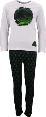Produktbild von Jurassic World T-Rex Kinder Schlafanzug Pyjama – Weiß / 104