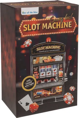 Produktbild von XL SLOTMACHINE Geld-Spielautomat Einarmiger Bandit Licht & Sound Glücks-Spardose