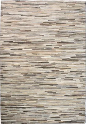 A flat lay image of a rug with a striped pattern.