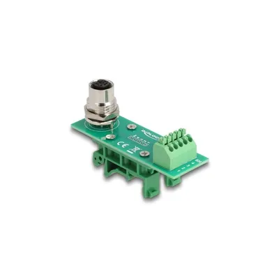 Obrázok produktu pre DELOCK M12 Übergabemodul Adapter 4 Pin A-kodiert Buchse