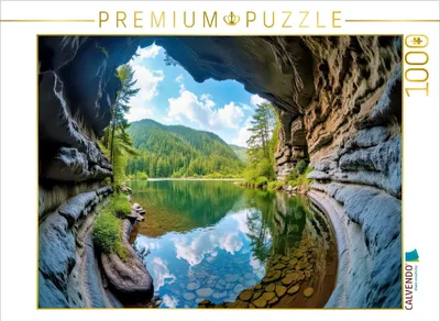 Produktbild von CALVENDO Puzzle Wälder in voller Rundung, Natur trifft Technik. | 1000 Teile Lege-Größe 64x48cm Foto-Puzzle für glückliche Stunden