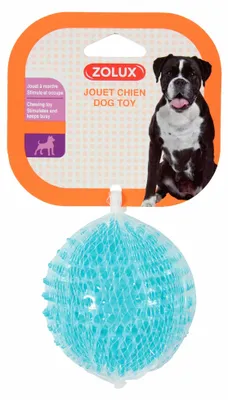 Image de Jouet Chien Balle Turquoise - ZOLUX