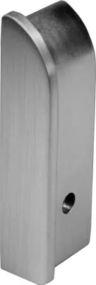 Produktbild von Sockelleiste Edelstahl V2A L250cm 40mm silber gebürstet Endkappe links