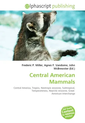 Produktbild von Central American Mammals