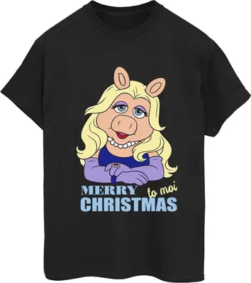 Produktbild von Disney - "Muppets Queen of Holidays" T-Shirt für Damen BI41212 (XL) (Schwarz)