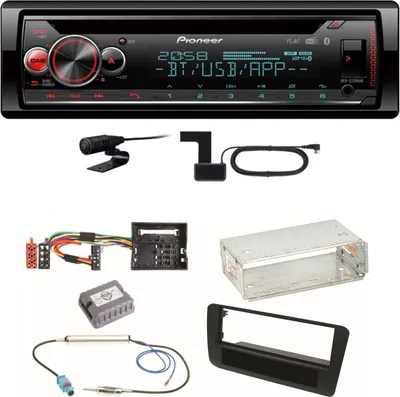 Produktbild von Pioneer DEH-S720DAB Bluetooth USB FLAC WAV Digitalradio CD Einbauset für Audi A1
