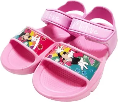 Produktbild von Disney Minnie Maus Mädchen Sandalen Rosa Pink Badeschuhe Latschen – Rosa / 27