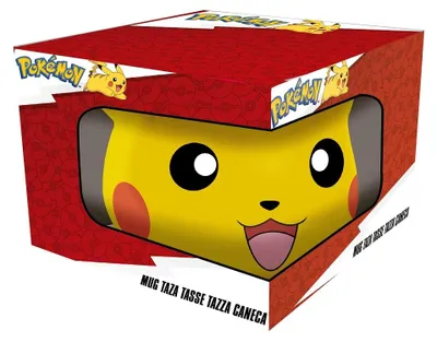 3D Pokemon Pokeball Keramikbecher 330 ml Schwarz
