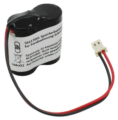 Produktbild von Speicherbatterie 6V passend für Fernbedienung Schrankanlage - 1400 mAh