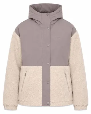 Produktbild von Mazine Fabric Blocking Jacket  - Damen Winterjacke, Größe:S, Farbe:warm mud/natural