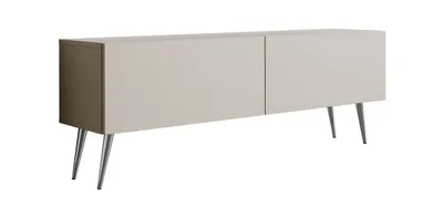 Produktbild von TV-SCHRANK: Kaschmir, Chrombeine, 140 x 52 x 32 cm