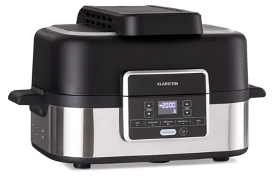 Heißluftfritteuse mit Grill, 1500 W, 4,5/2,5 L, 5 Programme