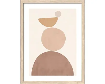 Produktbild von Gerahmtes Bild Shapes Of The Earth XII 33x43 cm