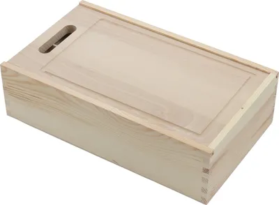 Produktbild von Doppelkasten für Wein und Käsebrett, 2-in-1 Design, Geschenkidee