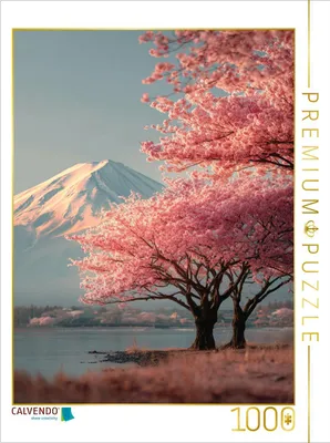 Produktbild von CALVENDO Puzzle Kirschblütenzauber in japan | 1000 Teile Lege-Größe 64x48cm Foto-Puzzle für glückliche Stunden