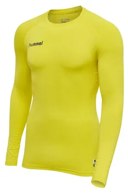 Obrázek produktu pro Hummel First Performance Jersey L/S Longsleeve Tričko s dlouhým rukávem Funkční tričko Kompresní tričko žlutá 204502-5269, Velikost:XXL