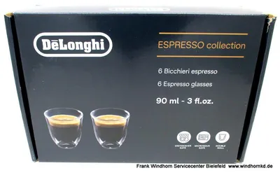Produktbild von De’Longhi DLKC300, Durchscheinend, Rund, 6 Stück(e), 60 ml, 300 mm, 205 mm
