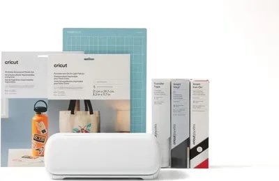 Produktbild von Cricut Joy Xtra Starter Kit, Weiß, Schneideplotter Set für personalisierte Projekte