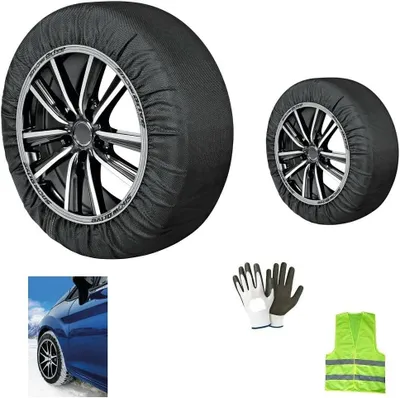 Produktbild von Schneeketten für Reifen 225/75R16 mit 16 Zoll Felge (Paar) für vereiste Straßen