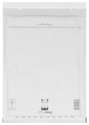 Produktbild von 100 Luftpolstertaschen/ Luftpolsterumschläge H/8 (290 x 370 mm) weiss