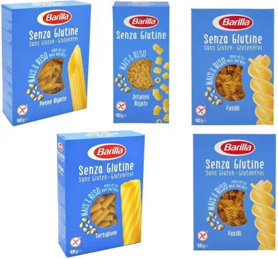 Produktbild von TESTPAKET Barilla senza Glutine Glutenfrei pasta nudeln 5 x 400G