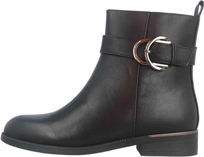 Produktbild von Fitters Footwear Sigrid Stiefeletten in Übergrößen Schwarz 2AA0211308 Black Polyurethangroße Damenschuhe