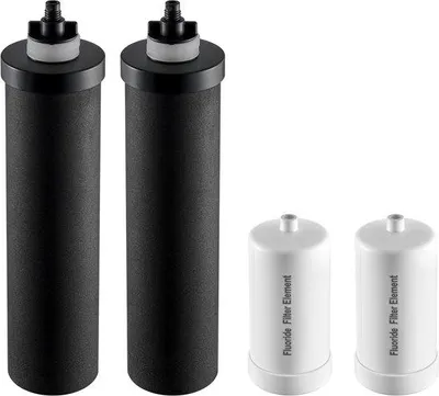 Zdjęcie produktu dla Zestaw filtrów do wody, zawierający filtry do oczyszczania, filtry z węglem aktywnym oraz filtry do usuwania osadu, kompatybilny z większością systemów uzdatniania wody, zestaw 4 sztuk