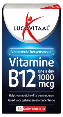 Productafbeelding van Lucovitaal Vitamine B12 1000mcg (30 tabletten)