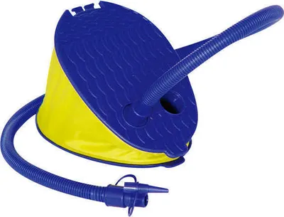 Produktbild von Fußpumpe für aufblasbare Gegenstände 3 Liter mit 3 Ventilgriffen 26 x 18 cm