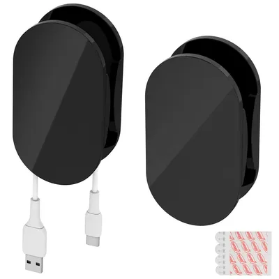 Produktbild von Kabel-Organizer ,universeller Wandhalter für Ladekabel, 6,6 × 3,6 × 2,1 cm, ideal für Smartphone, Computer und ordentliche Aufbewahrung