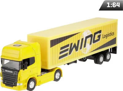 Image de Modèle 1:64, SCANIA V8 R730 Ewing Logistic, jaune