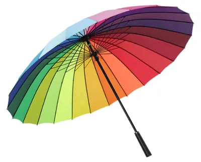 Imagen del producto de Paraguas resistente al viento - Mango largo - 24 varillas de acero - Diámetro grande de 110 cm - Diseño elegante - Duradero y resistente - Protección contra la lluvia