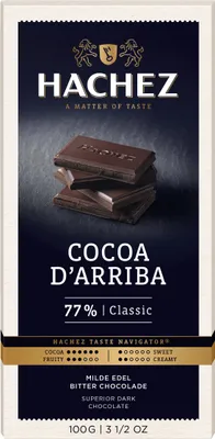 Zdjęcie produktu dla Hachez Cocoa Arriba Classic tabliczka ciemnej czekolady 100g