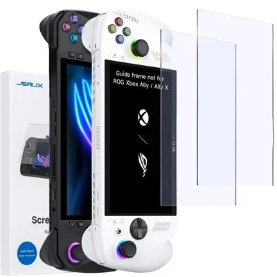 Produktbild von JSAUX Antireflex-Schutzglas für ROG ALLY und ROG ALLY X mit Montagerahmen (2er-Pack)