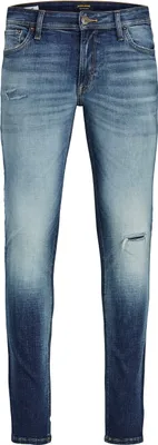 Produktbild von Jack & Jones 12194562, Blau, Jeans, Baumwolle, Elasthan, Polyester, Nicht bleichen, Feinwäsche (30°C), 1 Stück(e)