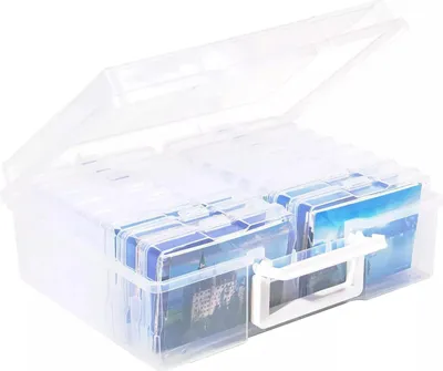 Obrázek produktu pro Box na fotografie, třídicí boxy na drobné díly, 16 vnitřních držáků na fotografie, úložný box