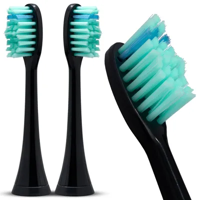 Zdjęcie produktu dla Końcówki szczoteczki sonicznej Silodent z antyseptycznym włosiem do szczoteczki Premium Midnight Blue