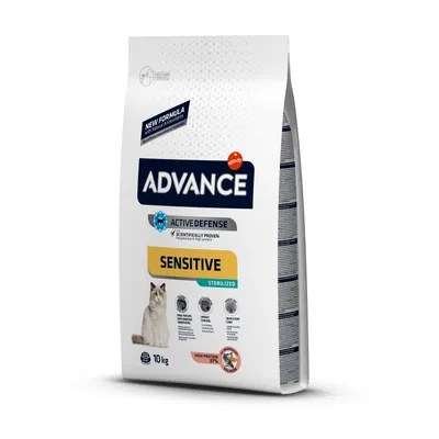 Productafbeelding van ADVANCE Gesteriliseerde Zalm – droogvoer voor gevoelige, gesteriliseerde katten, 10 kg