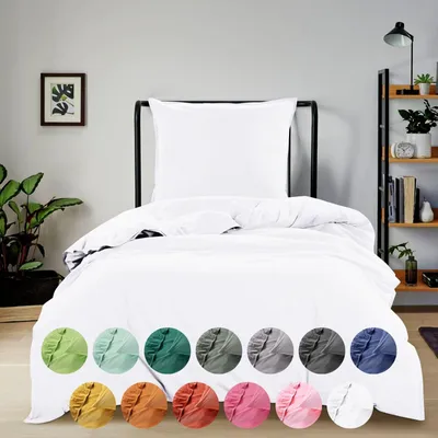 Obrázek produktu pro Ložní prádlo Renforce "Stone Washed" bílé 135x200