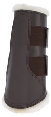 Produktbild von Covalliero Dressurgamaschen Fleece, Braun, L