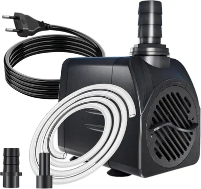 Productafbeelding van Aquariumpomp - ultra stil - 16 W - 800 l/u - 1,8 m kabel - met zuignappen en regelbaar debiet