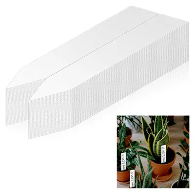 Produktbild von Pflanzenschilder zum Beschriften - 100 Stück wetterfeste Pflanzenstecker