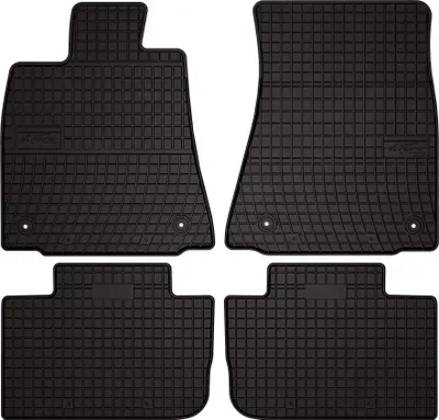 Produktbild von Gummi-Fußmatten für Lexus IS III 2013-2020 (Limousine) – 4-tlg, Schwarz, passgenau – Wielganizator SolidPRO