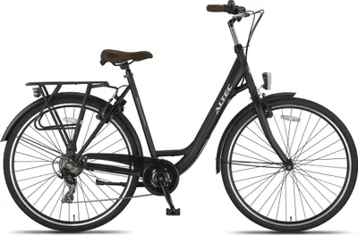 Produktbild von Altec Cityräder Damen Metro 28 Zoll 55 cm Damen 7G Felgenbremse Mattschwarz