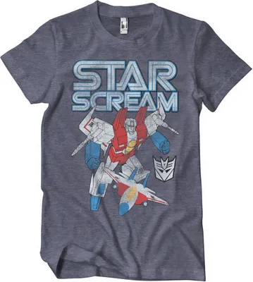Produktbild von Starscream Washed T-Shirt - XX-Large - NavyHeather