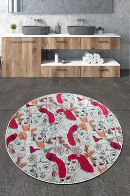 Image de Mijolnir, Faccia- CHL4849, multicolore, tapis de bain, 700 g/m², 100 % POLYESTER