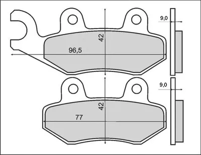 Produktbild von Bremsbeläge Kh228 (Ft 3070)