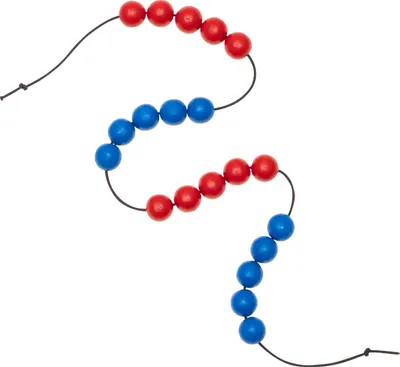 Produktbild von Betzold Rechenkette, Farbe: rot/blau, Ausführung: Unterteilung nach 5