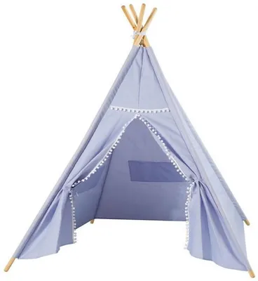 Zdjęcie produktu dla namiot tipi niebieski z oświetleniem, 128 cm