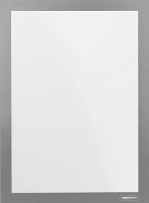 Produktbild von magnetoplan Rahmen magnetofix 1131901 A4 sk grau 2St.